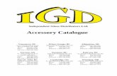 Accessory Catalogue - June 2013 - IGD · 2 Table of Contents Adhesives 4-7 Dow Urethanes 4 Dow Primers 4 Sika Urethanes 5 Sika Primers 5 Urethane Cleaners 5 Tapes and Sealants 6 CRL