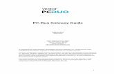 PC-Duo Gateway Guide - Vector Networks · "PC-Duo security features" ... for Macintosh and Linux computers running VNC server software (standard on Macs). ... Vector Networks provides