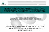 INNOVATION AND INTELLECTUAL PROPERTY SYSTEM IN .2002 6 2976 228 633 157 48 4048 2003 - 2620 201 479