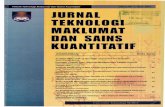 Fakulti Teknologi Maklumat dan Sains Kuantitatif JURNAL ...ir.uitm.edu.my/id/eprint/11642/1/AJ_NORAZAN MOHAMED RAMLI JTMSK 01... · Fakulti Teknologi Maklumat dan Sains Kuantitatif