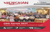 CDO Forum 2017 - itmg.co.id · Edisi kali ini meliput acara CDO Forum ITM 2017, ... dijalankan oleh masyarakat yang berada di desa binaan perusahaan ... Pada hari pertama kegiatan