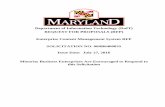 Enterprise Content Management System RFP - Department of ...doit.maryland.gov/contracts/Documents/ent_content_mgmt_system/ECMS... · Enterprise Content Management System RFP RFP Number