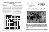 Southern Sentinel Crossword May 2007 Edition SOCIETY … · Southern Sentinel Crossword May 2007 Edition ... Order online today ... optical companion only but with a blue-white hue