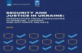 SECURITY AND JUSTICE IN UKRAINE - reliefweb.int · HIV Human Immunodeficiency Virus IDP Internally Displaced Person LGBT Lesbian, Gay, Bisexual and Transgender ... the RPP. It is