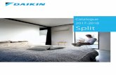 Catalogue 2017-2018 Split - Daikin · Catalogue 2017-2018 Split. 2 ... air conditioner or heat pump with a lower global warming impact ... If your customer chooses a 3.5 kW Daikin