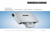 PV-Inverter SunPower SPR-5000m / SPR-6000m / SPR-7000m ... · SunPower Installation Guide SPR50-80m-IUS102630 5. Other symbols. In addition to the safety and hazard symbols described