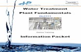 Water Treatment Plant Fundamentals - Reverse Osmosis Water ... · Plant Services-Air, Water & Power Electricity Tools Piping Hand Valves Control Valves On-Stream Instruments In-Plant
