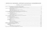 2010-2011 Model Arab League Handbook · 2010-11 MODEL ARAB LEAGUE HANDBOOK TABLE OF CONTENTS Part 1: Introduction to Model Arab League ..... 2