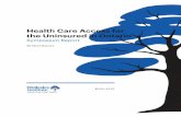 Health Care Access for the Uninsured in Ontario · Health Care Access for the Uninsured in Ontario Symposium Report By Steve Barnes. ... Ontario to cover the gap left by federal cuts
