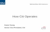 How Citi Operates - Citigroup · NEW USER FILE DELIVERY ALL OTHER ... Plan (RPP) negotiations and set ups ... How Citi Operates Standard –APC designates Standard