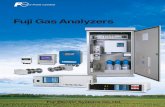 Fuji Gas Analyzers - ankersmid.com · Our company commercialized an infrared type gas analyzer in 1954 and recently has developed unique analyzers one ... (CO meter) SE981 (O2 meter)