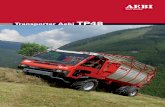 Transporter Aebi TP48 - LECTURA Specs194).pdf · multiple-disc clutch; differential lock (100%) at front and rear. Option: hydraulic torsion damping between front and rear axle. PTO