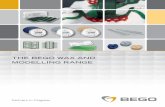 The Bego wax and modelling Range · Jörg Fasel, Product Manager Consumables BEGO Dental The Bego wax and modelling programme meets the highest dental technology standards. Wax is