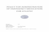 POLICY FOR ADMINSTRATION OF EMERGENCY MEDICATION … · ORCHYD – Policy for Administration of Emergency Medication - Updated July 2017 Any history of status epilepticus Other information