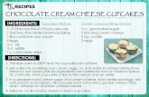 Cream Cheese Crab Won tontjscateringmaui.com/.../2017/01/Chocolate-Cream-Cheese-Cupcakes.pdf · TsREClPES CHOCOLATE CREAM CHEESE CUPCAKES INGREDIENTS: Cupcake Mixture I-1 5.250z box