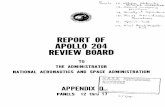 REPORT OF APOLLO 204 REVIEW BOARD - History Home · A. TASK ASSIGNMENT The Apollo 204 Review Board established the Witness Statements Panel, 12. The task assigned . for accomplishment