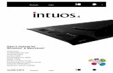 Intuos 4 User’s manual for Windows & Macintosh · 2016-09-12 · Intuos4 S tablet (model PTK-440) 82 Intuos4 M tablet (model PTK-640) 82 Intuos4 L tablet (model PTK-840) 83 Intuos4