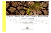 Climate Change Risk and Adaptation Assessment Greater ... · Climate Change Risk and Adaptation Assessment Greater Malang Synthesis Report June 2012 Ministry of Environment