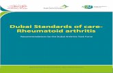 Dubai Standards of care- Rheumatoid arthritis - ISAHDisahd.ae/content/docs/Dubai Standards of Care - Rheumatoid... · Rheumatoid arthritis in the Emirate of Dubai. In addition to