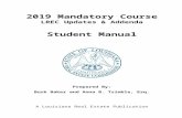 TABLE OF CONTENTS - lrec.govlrec.gov/.../2018/10/2019-Mandatory-Course-Student-Manual-Final.docx  · Web view2019 Mandatory: LREC Updates and Addenda Student Manual 10. 2019 Mandatory: