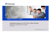 Implementing ArcGIS for SharePoint - Welcome to the ... · Implementing ArcGIS for SharePoint ... – Discounted price (ArcGIS for Server) ... • Habitat already has a SharePoint
