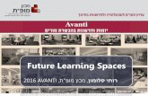 Future Learning Spaces - macam.ac.il · Tapio Koskinen, Head of Technology Aalto University, ... “Traditional, lecture-based classroom teaching will be renounced”.?= הדימל