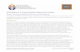 Student Consumer Protection - The Higher Learning Commissiondownload.hlcommission.org/policy/updates/AdoptedPolicyConsumer... · The Higher Learning Commission’s (HLC’s) Board
