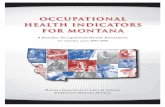 A Baseline Occupational Health Assessment - cste2.org · occupational health indicators for montana Montana Department of Labor & Industry Employment Relations Division A Baseline
