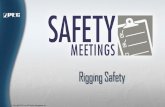 Rigging Safety - SafeLandUSA · PPT-SM-RIGGING 2014 Rigger Role ... Safety Meeting Quiz: Rigging Safety. Sign and date this quiz sheet. Circle the letter representing the correct