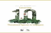 The Sayang List Conservingawsassets.panda.org/downloads/wwfxnparks_the_sayang_list.pdfThe Sayang List Conserving Joint Publication by Threatened Species in Singapore We cannot protect