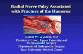 Radial Nerve Palsy Associated with Fracture of the Humerus .Radial Nerve Palsy Associated with Fracture
