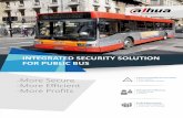 Integrated Security Solution for Public Bus(12P) · CUSTOMER CHALLENGES IN PUBLIC BUS CORRESPONDING SOLUTION Challenges Alarm system and crash detection system Fare printer integration