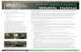 Forest Interior Maryland Wildlife Habitat - USDA · Forest Interior Maryland Ninety-percent of Maryland forest is privately owned, making the decisions of private landowners critical