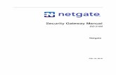 Security Gateway Manual - docs.netgate.com · the pfSense appliance should be powered on at this time. Establishing a connection to an Internet Service Provider (ISP) starts with