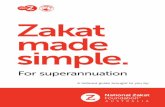 Zakat made simple. - National Zakat Foundation Australianzf.org.au/wp-content/uploads/2015/06/NZF-zakatguide-Super-R2.pdf · 7 Zakat ade Simple for Superannuation in control of and