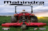 Aug 2018 - mahindrausa.com Implements.pdf · ‒ Replaceable skid shoes ‒ Stump jumper standard ... ‒ Your choice of shear bolt or slip clutch PTO ‒ Front and Rear chain guard