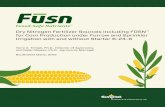 Dry Nitrogen Fertilizer Sources Including FUSN for Corn ... · Dry Nitrogen Fertilizer Sources Including ... than the GSP by 14 bu/ac for pivot irrigation compared ... about making