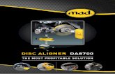 DISC ALIGNER DA8700 - MAD Toolingmad-tooling.com/media/files/Downloads/GB_DA8700_LOS.pdf · disc. This gives a loss in braking surface. So braking capacity decreases. To remove rust