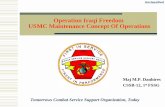 Operation Iraqi Freedom USMC Maintenance Concept Of …sae.org/events/dod/presentations/2003majmpdanhires.pdf · Operation Iraqi Freedom USMC Maintenance Concept Of Operations ...
