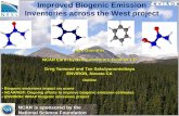 Improved Biogenic Emission Inventories across the West … · Improved Biogenic Emission Inventories across the West project Alex Guenther NCAR Earth System Laboratory, Boulder CO