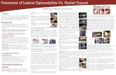 Treatment of Lateral Epicondylitis Vs. Radial Tunneladvancedrehabseminars.com/wp-content/uploads/2016/05/latepi-poster.pdf · Treatment of Lateral Epicondylitis Vs. Radial Tunnel