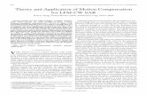 Theory and Application of Motion Compensation for ... - MERS · Theory and Application of Motion Compensation for LFM-CW SAR ... range direction and then taken to the range-Doppler