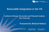 Renewable Integration in the US - Regulatory … Regulatory Assistance Project 50 State Street, Suite 3 Montpelier, VT 05602 Phone: 802-223-8199 Renewable Integration in the US Institute