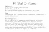 Pt Sal Drifters - scripps.ucsd.eduscripps.ucsd.edu/projects/innershelf/wp-content/uploads/sites/102/...every 2.5m of water depth starting in15 m water. 6) Can release drifters in vicinity