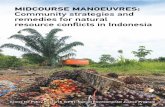 MIDCOURSE MANOEUVRES - namati.org · who have helped in project design, ... GLC Global Land Cover Ha hectares ... JATAM Jaringan Advokasi Tambang Mining