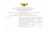 Ministry of Trade Republic of Indonesia REGULATION OF THE ... · Ministry of Trade Republic of Indonesia ... Indonesian Technically Specified Rubber/TSR or Standard Indonesian Rubber