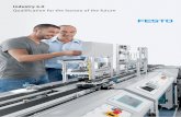 Industry 4 - festo-didactic.com · • Commissioning the TCP/IP and OPC-UA interfaces • Commissioning the web server • I/O control for DC conveyor belt motor using CPS Gate •