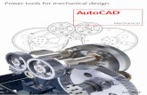 AutoCAD - edstechnologies.com · 4 Streamlined Design Environment AutoCAD Mechanical features a streamlined user interface. Find your favorite tools and commands faster, locate lesser-used