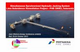 Simultaneous Synchronized Hydraulic Jacking System Lima ... · Simultaneous Synchronized Hydraulic Jacking System Lima Subsidence Remediation Project -PHE ONWJ, Indonesia Asia Offshore