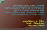 Abdul Salam M. Sofro Faculty of Medicine Universitas YARSI · Minang have a very close genetic relationship with Indonesian populations indicating a common ancestral history, while